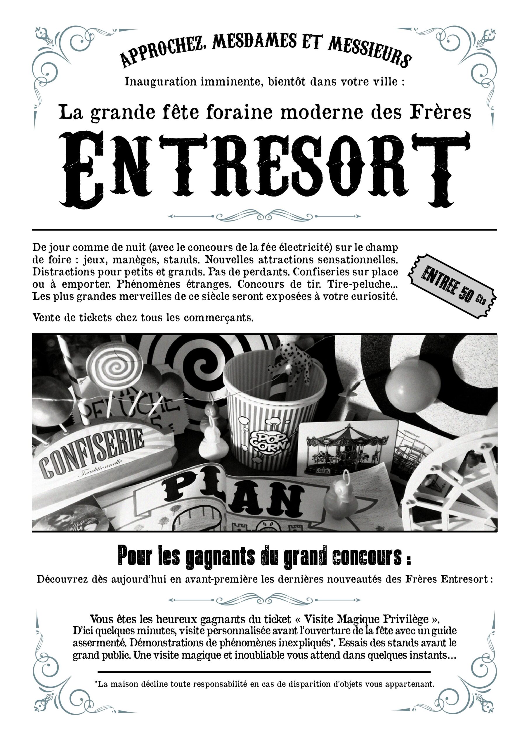 Teaser du nouveau spectacle magique « Entresort »