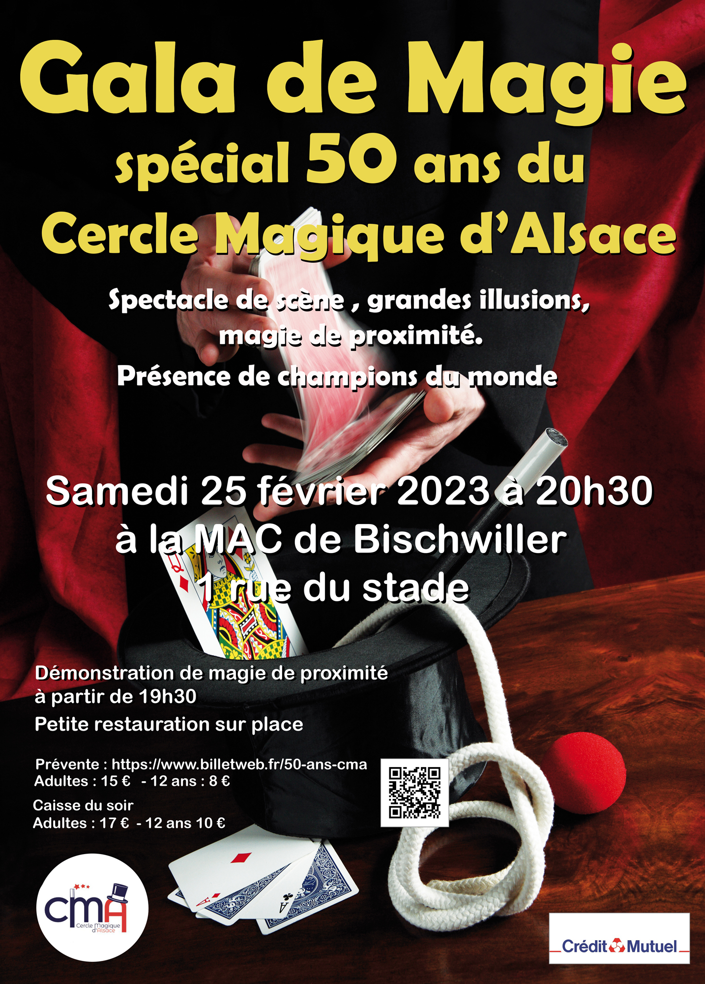 Grand gala de magie samedi 25 février 2023